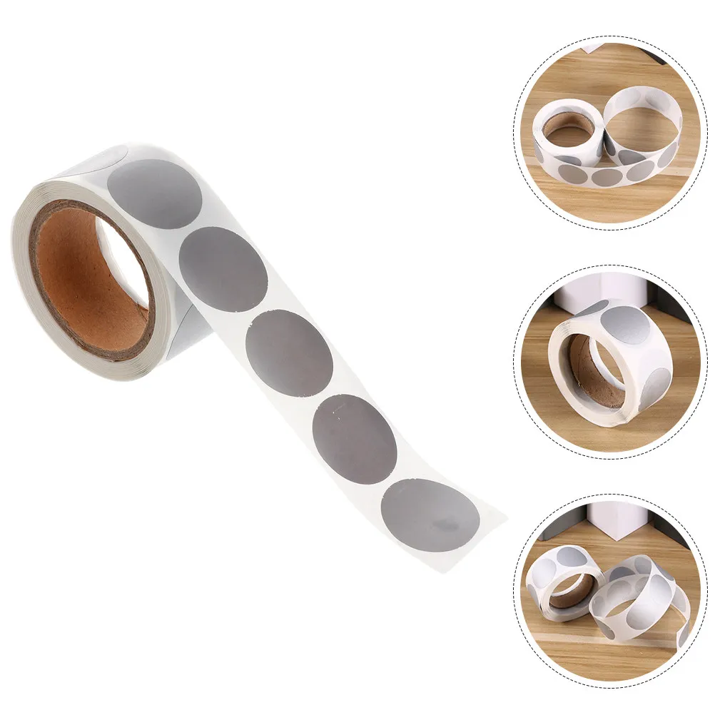 

1200Pcs Scratch Off Sticker Labels Silver Round Self-Adhesive for DIY Crafts Cards Party Classroom Rewards Card Stickers