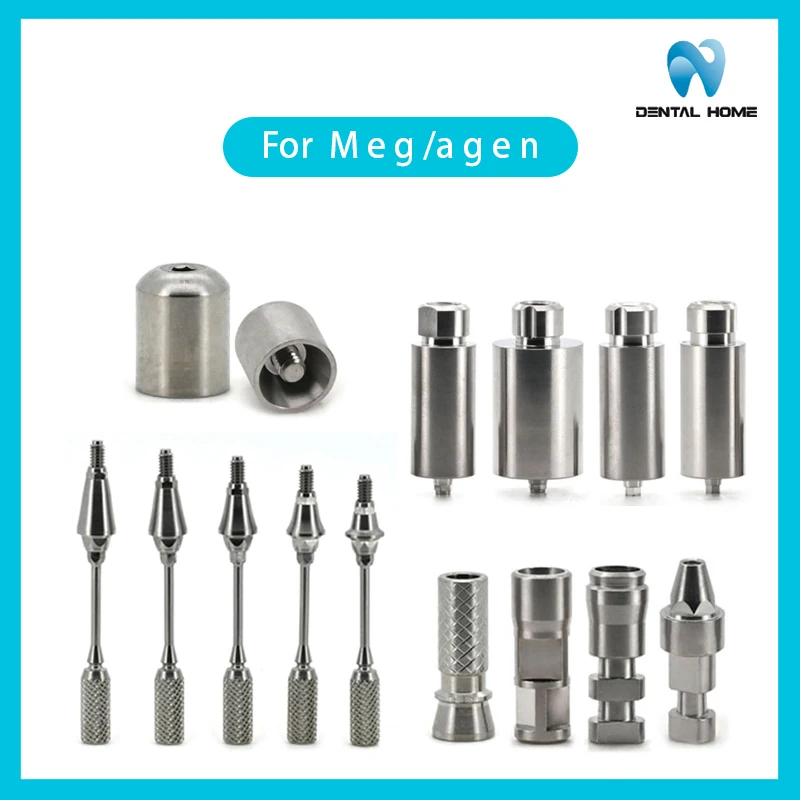 

For Meg/agen Healing Abutment /Multi unit Straight Abutment /Multi unit Lab Analog /Digial analog /Temporary cylinder/Heling cap