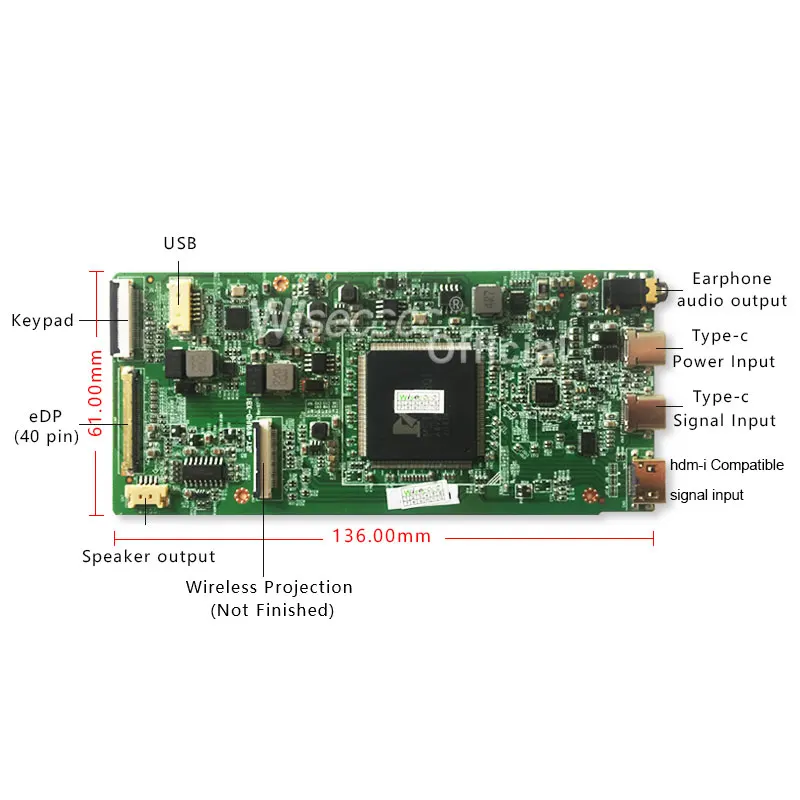 Imagem -05 - Esticado Display Lcd para Cpu Gpu Informação Sub Painel Long Strip 14 Polegadas 4k 3840*1100 Aida64