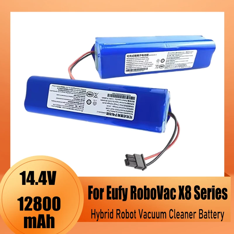 Batteria Di Ricambio Per Robot Aspirapolvere Eufy Robovac Serie X8 Compatibile Con Il Codice Articolo Eufy PA61 14.4V 12800Mah Robovac X8 T226X