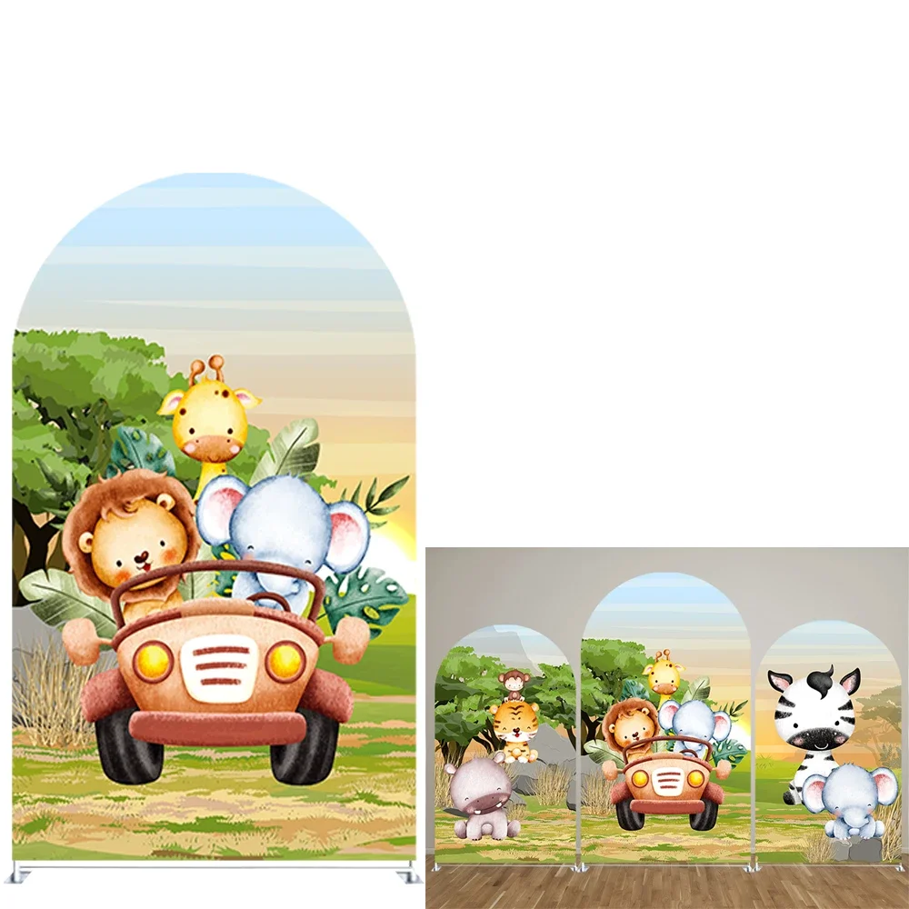 

Мультяшные аниме тема арки фоны Чехлы для вечеринок, арочные панели свадьба день рождения и детский душ