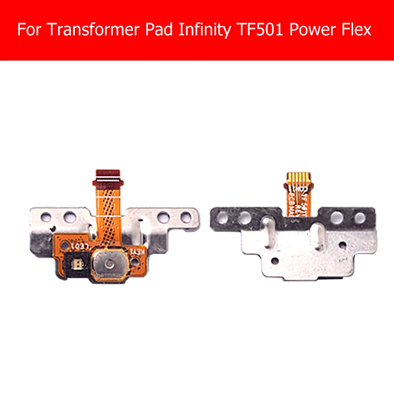 

Genuine Power Flex Cable For ASUS Transformer Pad Infinity TF501 TF701 Power Button + Metal frame Power_PCB Replacement