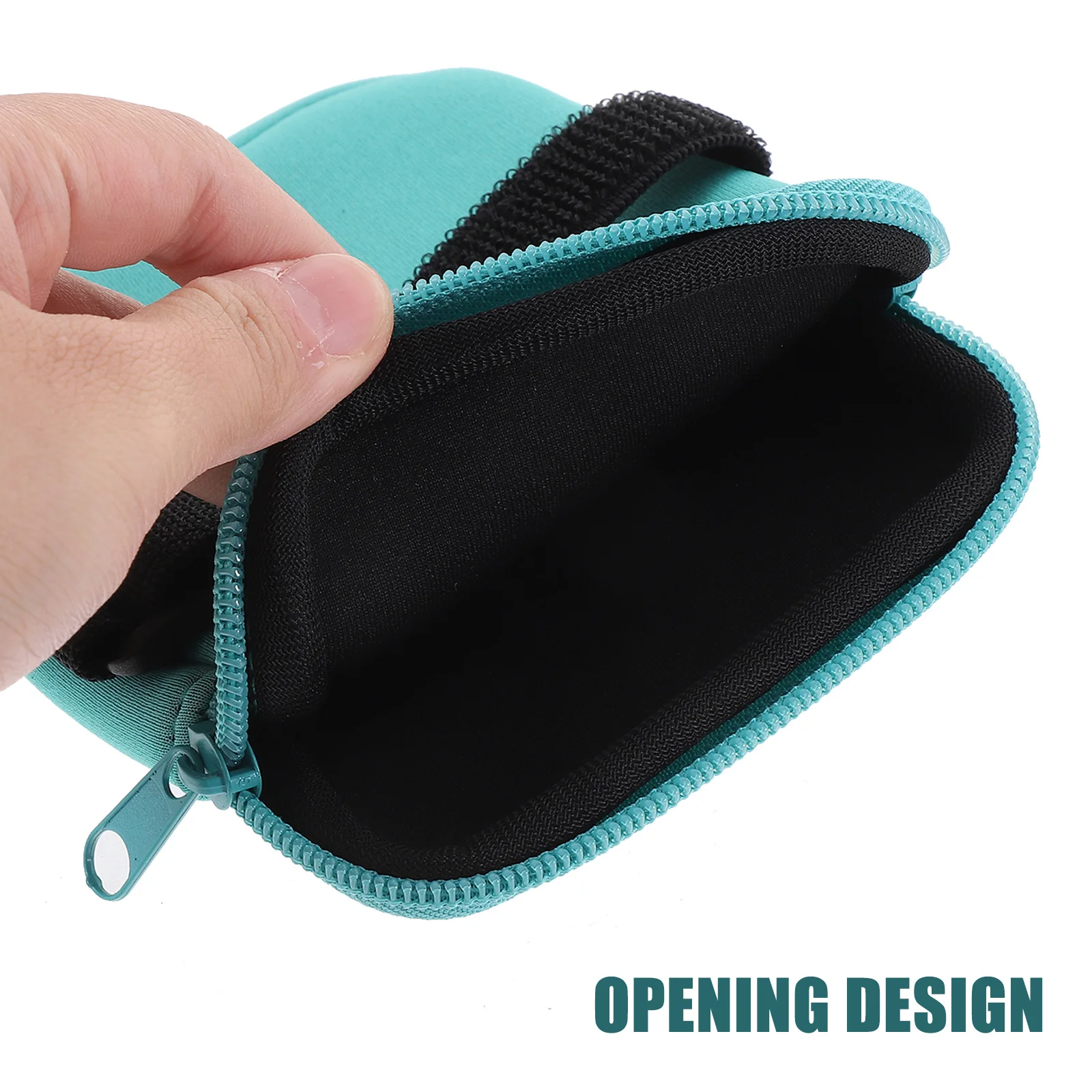 

2pcs Water Bottle Phone Pouch Nonskid Insulated Cup Cover Portable Travel Bottle Pouch Anti-Slip Small Bag For Keys Earphones