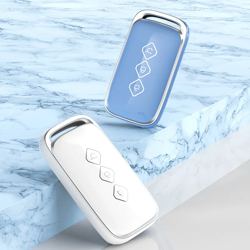 

TPU Car Smart Key Case Cover Protector Shell For Baojun 510 730 360 560 RS-5 530 630 For Wuling Hongguang S Holder Accessories