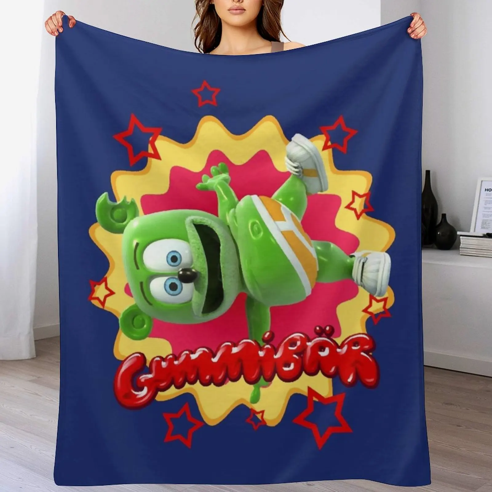 

Gummibr Starburst Throw Blanket heavy to sleep warm winter Soft Big Stuffeds Blankets