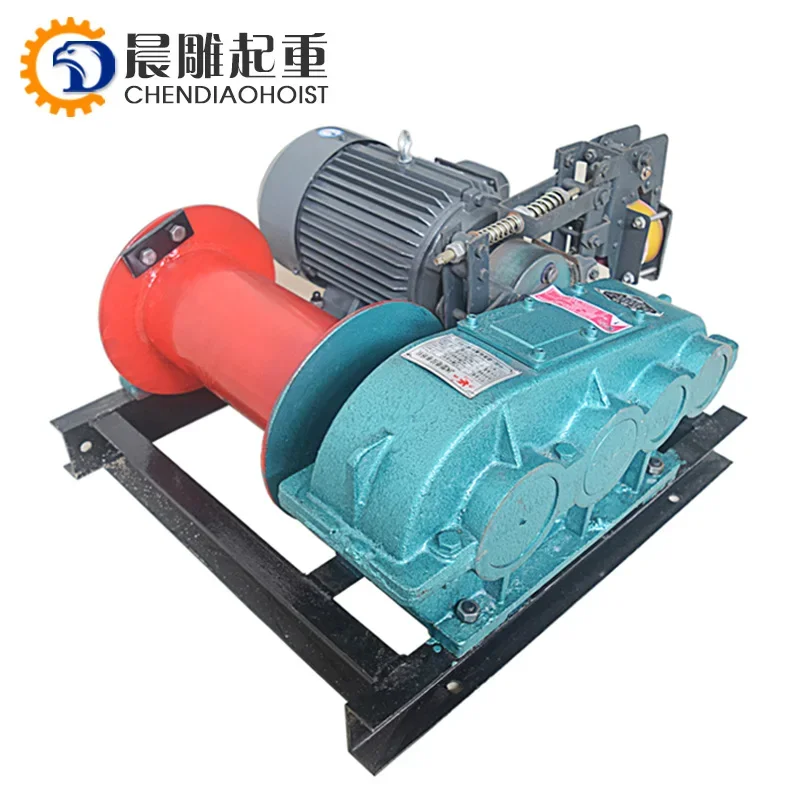 Chendiao Heavy Duty  Pulling Winch Lifting Electric Wire Rope Winch For Construction