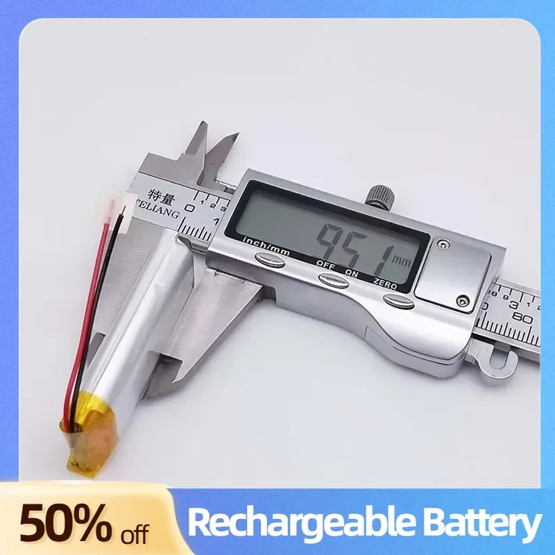 102050 Large Capacity Lithium Battery 1000mAh 3.7V for Wireless WIFI Locator Small Fan Built-in Rechargeable Battery