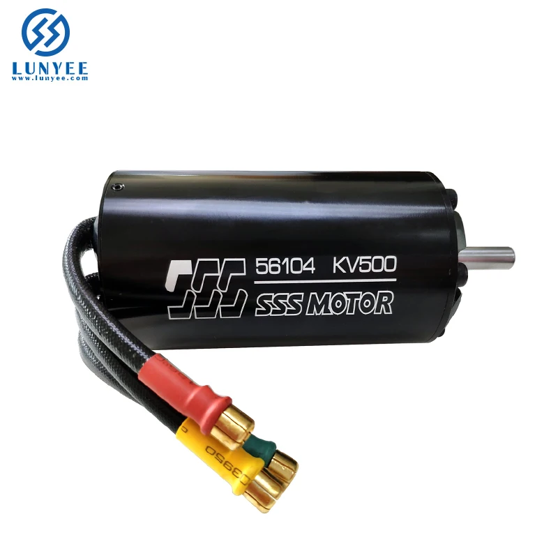 Motor sem escova refrigerado a água do rotor interno de SSS 5694 6 Polo 12KW para Rc