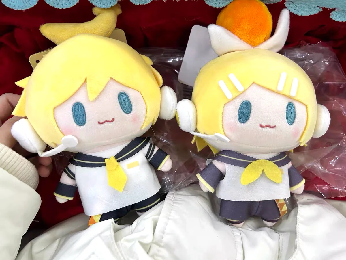 Hatsune Miku Plüschpuppe Spielzeug Kagamine Len Rin Rucksack Schlüsselanhänger Niedliche Stoffpuppen Sammlung Modell Ornament Spielzeug Mädchen Geschenk – Detail 3