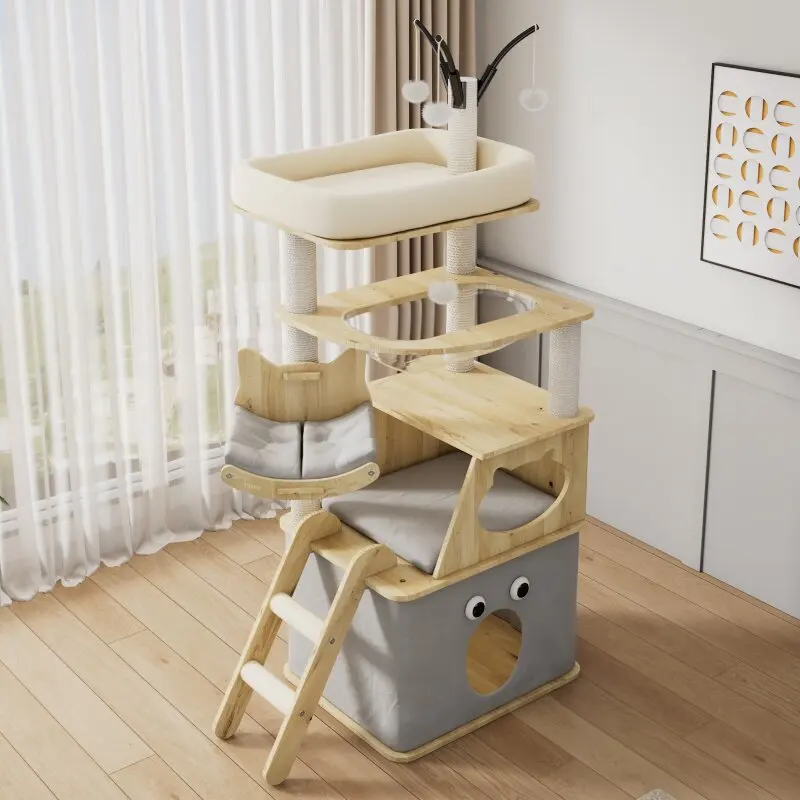 

Supplies Scrapers Cat Tower Accessories House Things Towers Cat Tower Sandbox Indoor Large Rascador De Gatos Things For Cats