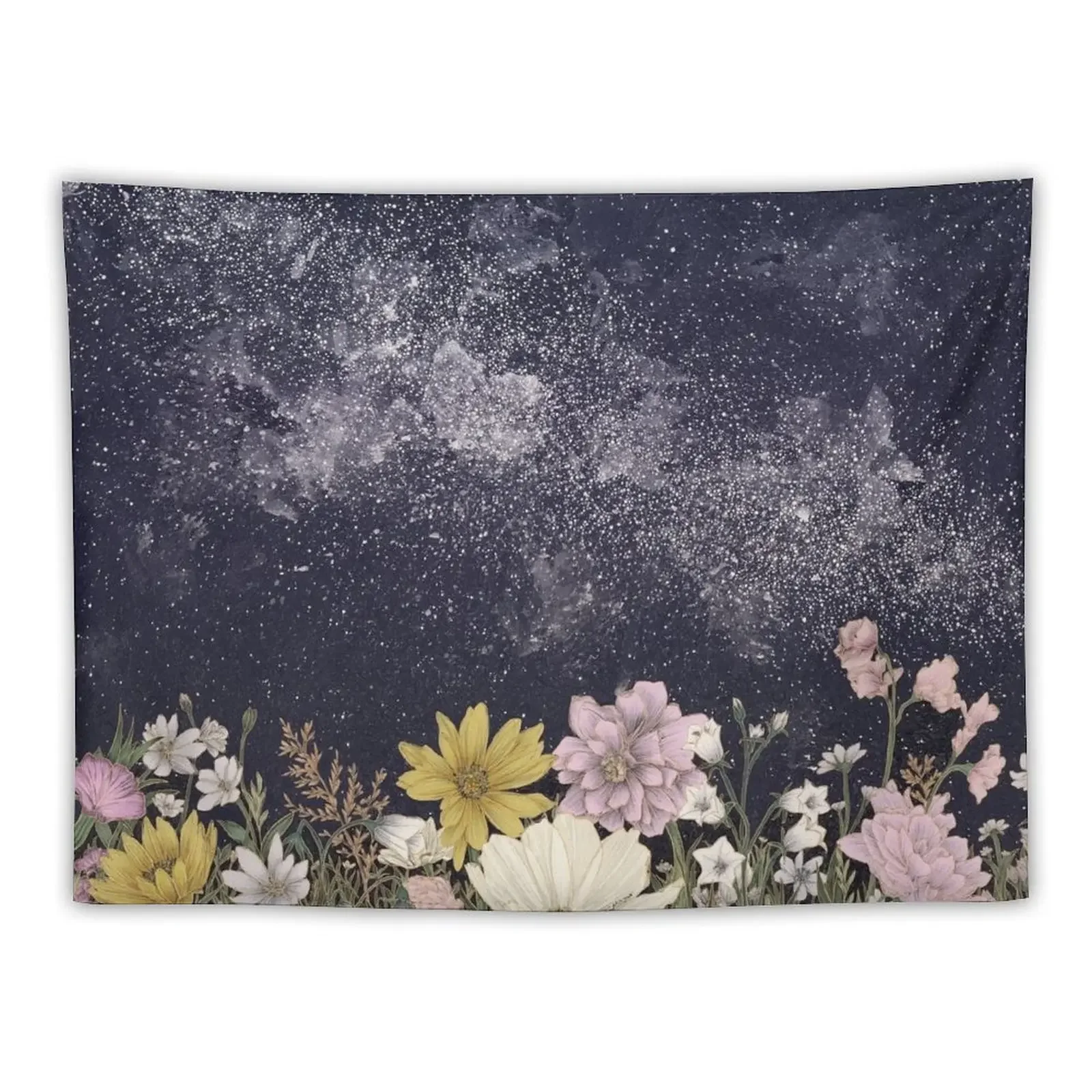 

Galaxy in Bloom Colour Version Tapestry Room Decoration Accessories Wall Decoration Items House Decor Tapestry