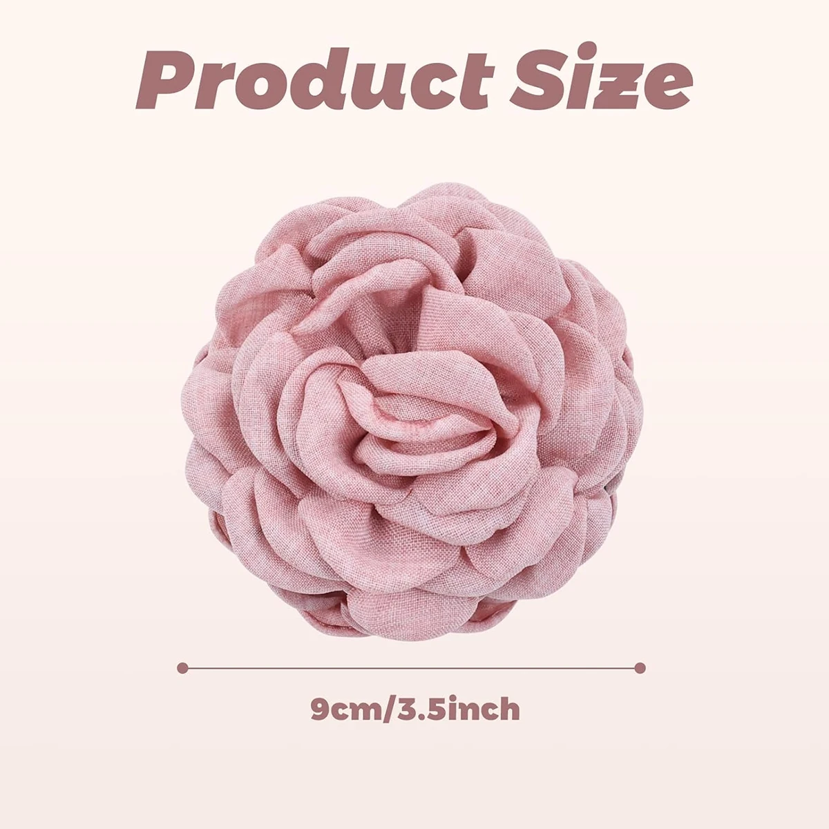 1pc cloth temperament elegant flower grab clip, resort beach hair accessories grab shark clip, the back of the head pan hair cla