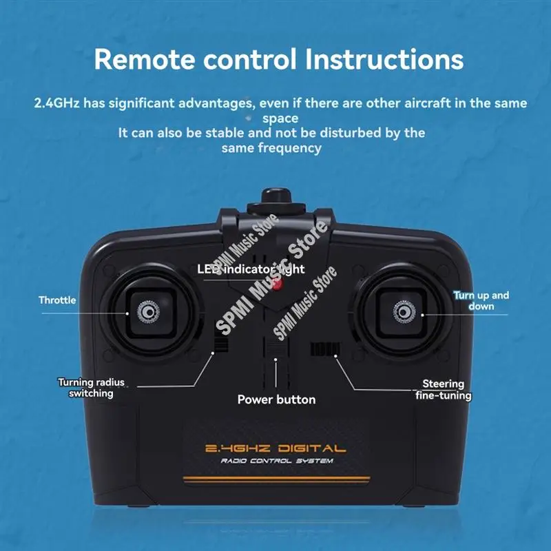 Fixed Wing RC Fighter 2.4G Remote Control Airplane Bomber EPP Foam RC Aircraft Flying Glider Model Gift Kids