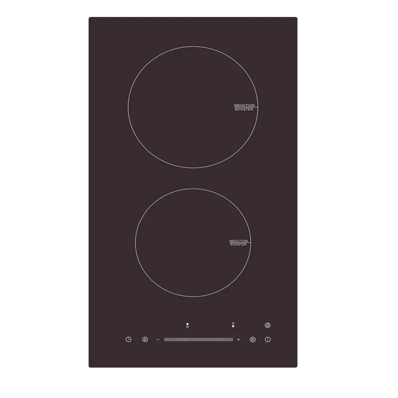 Manufacture 220V 2 Burner Induction Cooker With Built-In Design For Counter