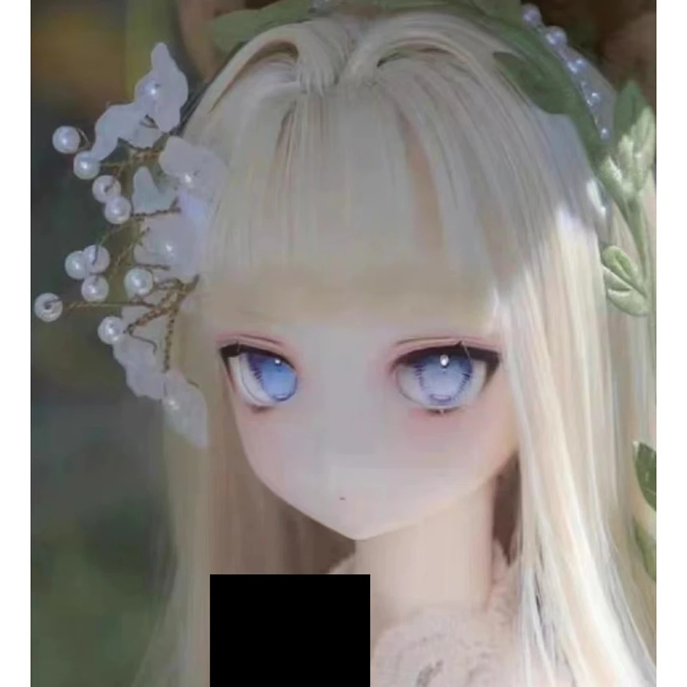 Nowy 1/4 lalka BJD Anime dziewczyna głowa bez makijażu żywica DIY głowa lalki bez makijażu akcesoria dla lalek zabawki BJD