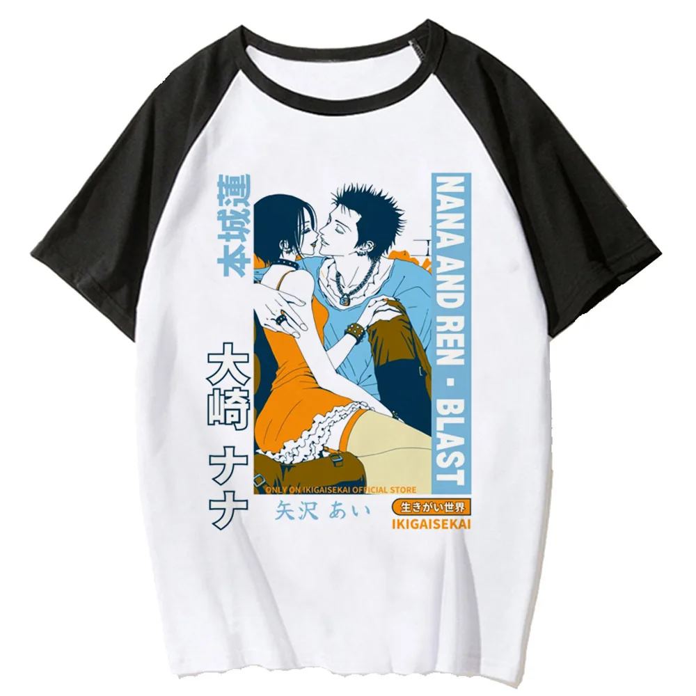 Nana t shirt women Japanese manga anime tshirt female anime Japanese clothing