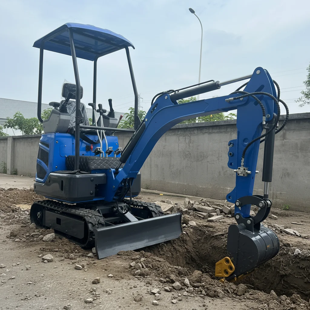

Customize Compact Mini Excavator Small Hydraulic Digger for Garden Landscaping Works