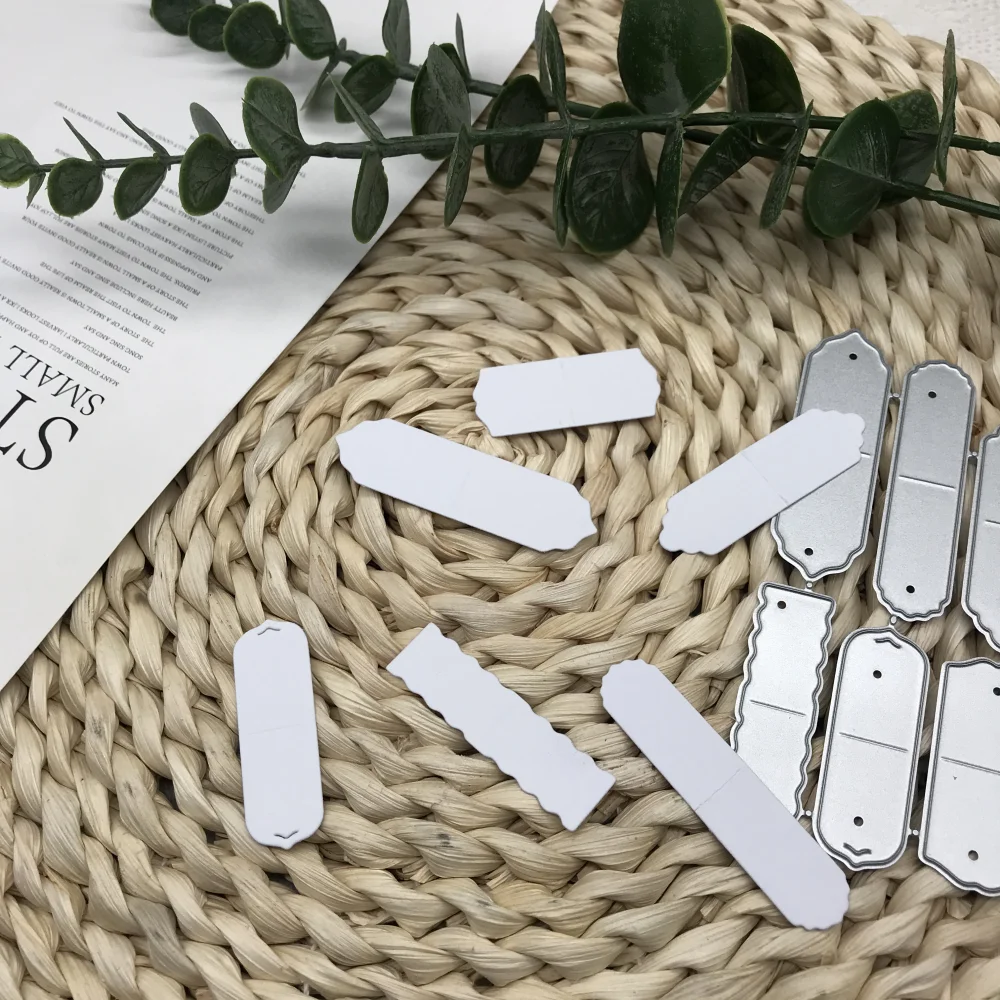 

1 шт. новые металлические штампы для резки, форма для этикетки, бирки, украшения, скрапбукинг, лезвие для рукоделия, трафареты, штампы