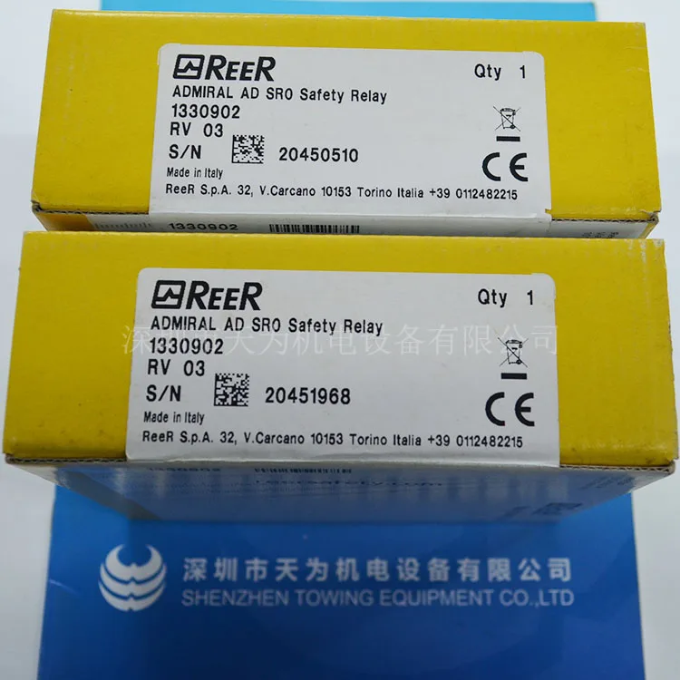 ADSR0 Italy REER Safety Relay For Light Curtain [agent - Quality Assurance One Year] Price Negotiation