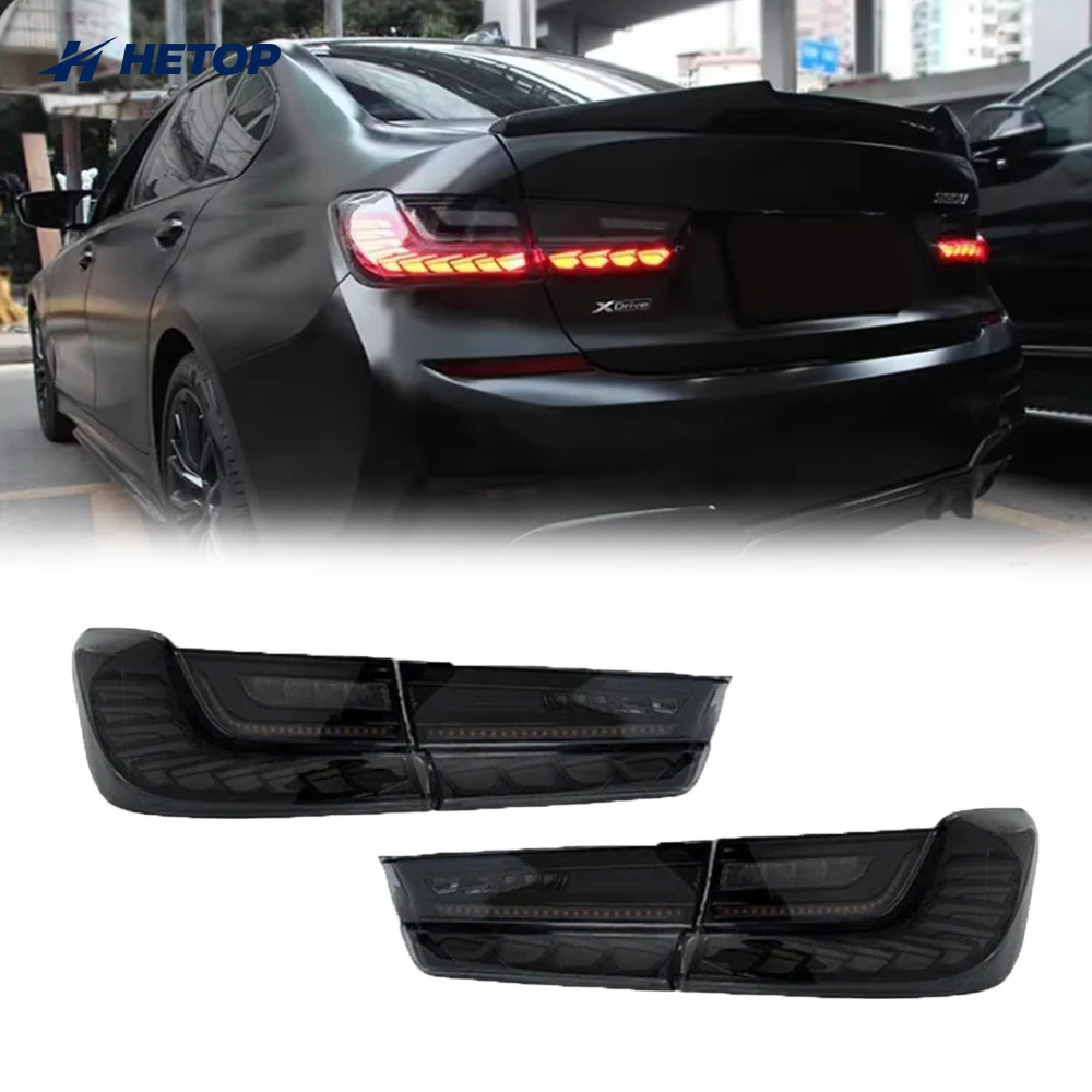

Задние светодиодные фонари HETOP для BMW M3 G20 G28 320I 2019-2022: стоп-сигнал, сигнал торможения, ДХО, задний ход. Автомобильные аксессуары, автосвет.