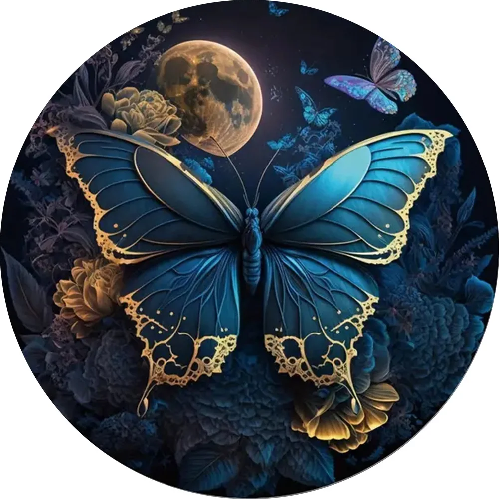 

Mysterious Blue Butterfly Animal Puzzles Jigsaw For Adults Kids 3D Puzzle Gift Interactive Famliy Games Toy