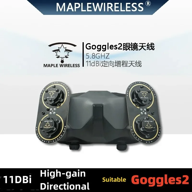 

Maple Leaf Antenna 5.8GHz LHCP 11dBi Wireless Circular Polarized FPV Antenna Kit For DJI Goggles2 Goggles AVATA O3 Air Unit