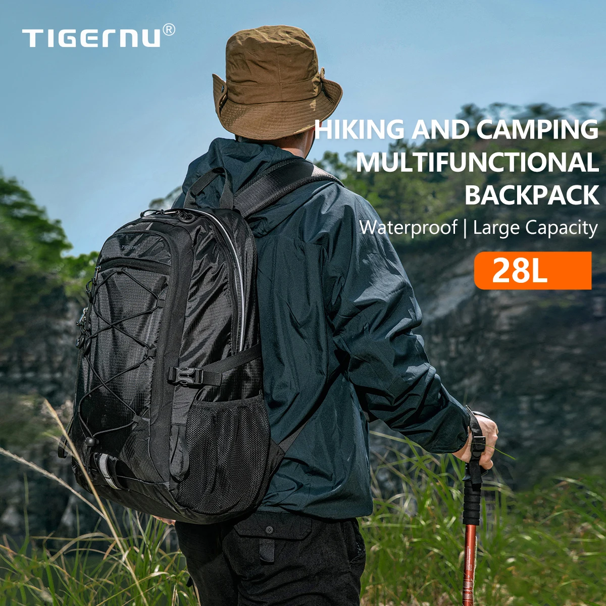 Lifetime Warranty Climbing Backpack Men Outdoor Bag Waterproof Travel Backpack Women Light Sport Backpack Bag For Men Hiking Bag