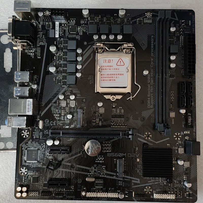 used H560M D2V Motherboard mATX Dual M.2 Interface Real Photo Shown for GIGABYTE