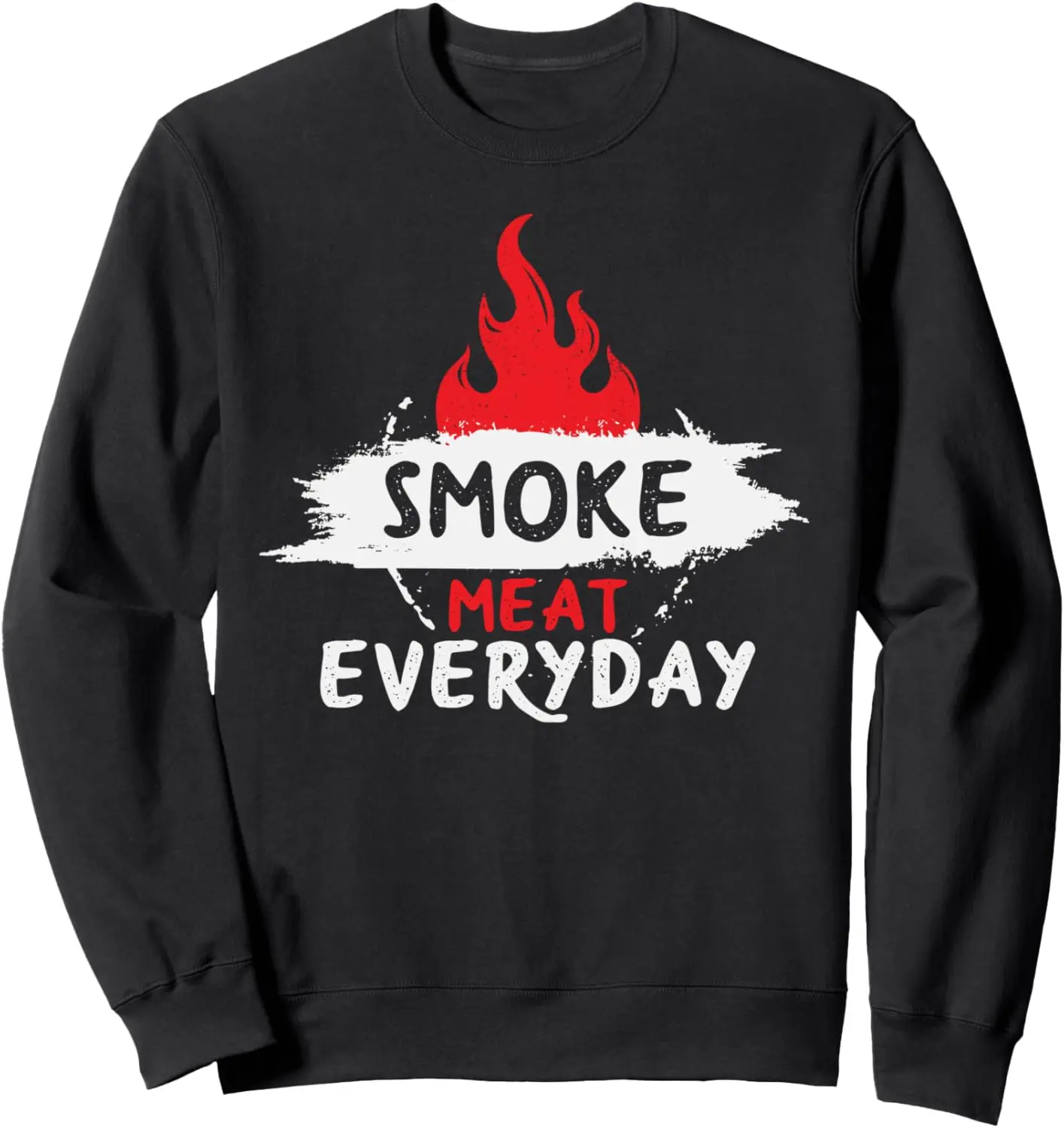 Smoke Meat Ref-Pitmaster BBQ Accessoire, Sweat-shirt bas et lent