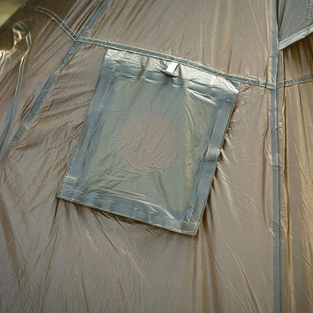 

Hot Tent Stove Jack Fireproof Glass Ring Heat Resistant Tent Chimney Shield Stove Ring Outdoor Supplies