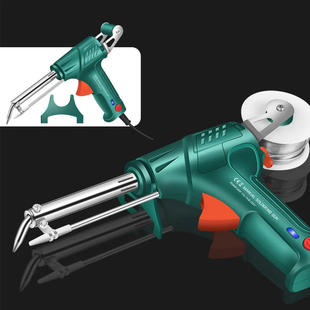 

Набор для пайки 60 Вт, до 480°C, многофункциональный паяльник, паяльная проволока, насос для удаления припоя, пинцет для ремонта и DIY