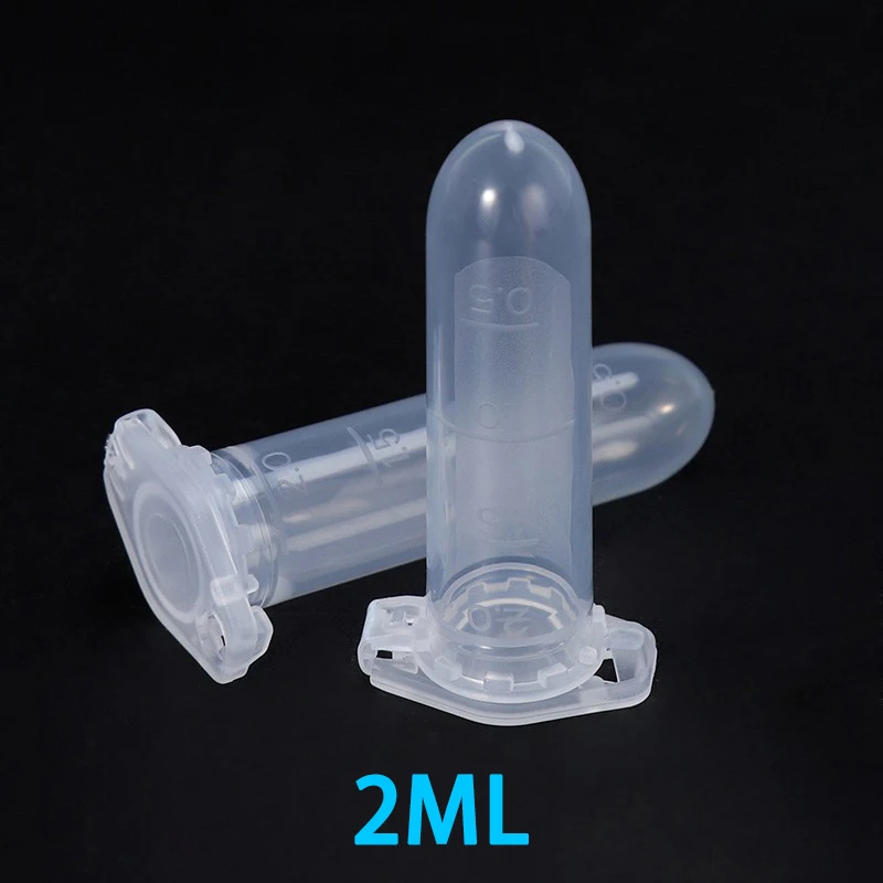 Imagem -02 - Tubo de Teste de Centrífuga Transparente com Escala e Tampa Material de Laboratório Redondo Plástico Cultural ml ml ml 10ml