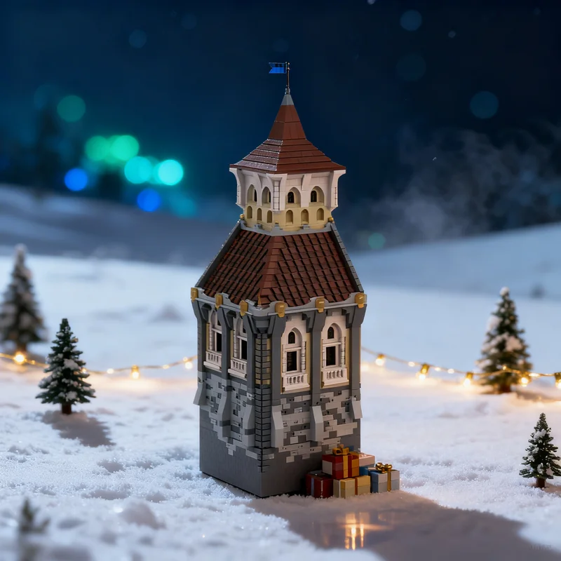 

6908 деталей MOC H18 Башня Дворца для моей модели средневекового замка, строительные блоки, креативный подарок, коллекционный декор, премиум-класс для детей