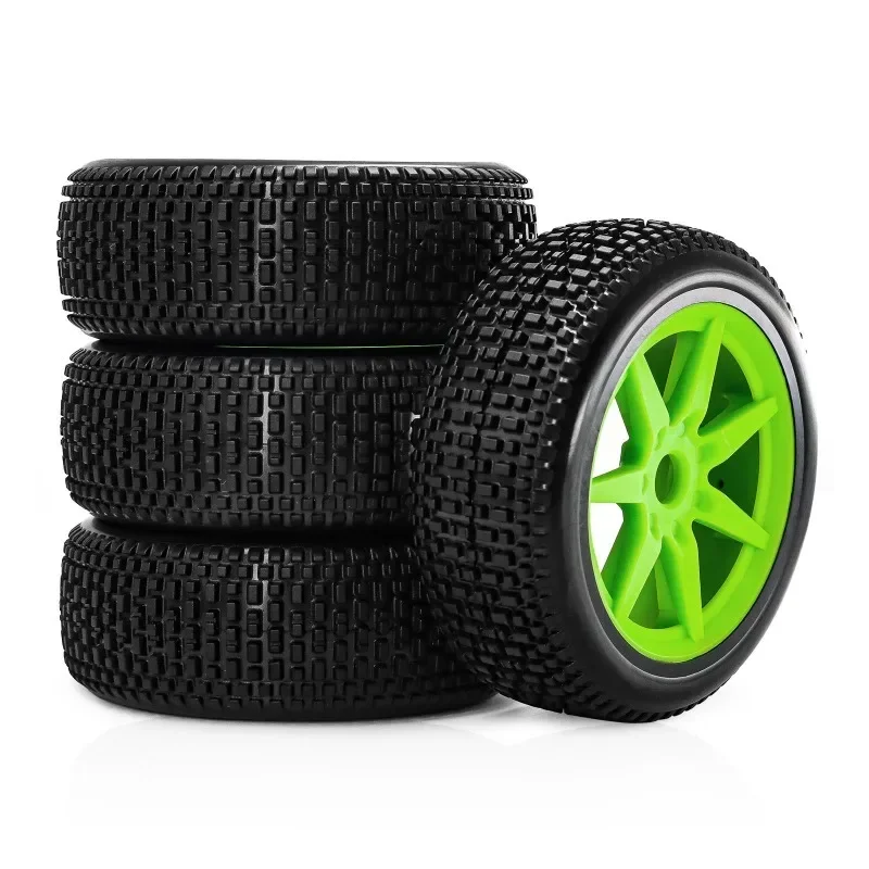 4pcs 117mm 1/7 1/8 RC Off-Road Buggy Tires Wheel 17mm for ARRMA Typhon Talion Redcat Team Losi Kyosho HPI WR8 HSP RC Car