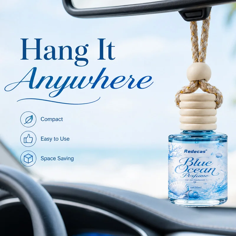 Ocean Breeze Vent Car Freshener, remove smoke odor, slim firm clip for all cars