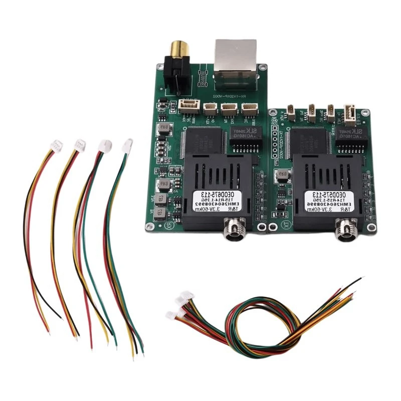[NEW!CCDD】 TTL 60KM Optical Transceiver Module RX/TX DC5.5-26V Power Supply Drone-Specific Terminal Device Equipment