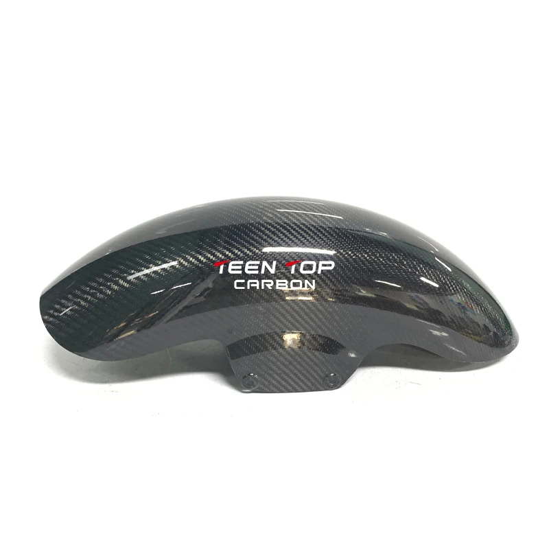 

STLF TEENTOP Factory High Quality Carbon Fiber Black Gloss 19 Inch Front Fender for Harley Touring Street Road Glide Front Mudgu