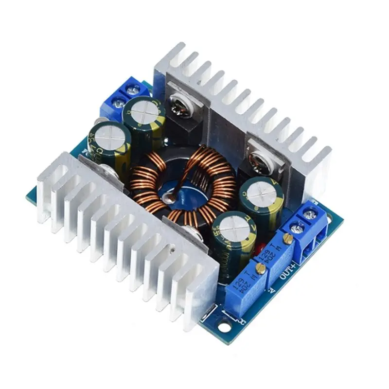 AS95-Automatic Step UP/Down Converter 8A DC 5-30V To 1.25-30V Boost/Buck Voltage Regulator Module Power Conversion KIT DIY