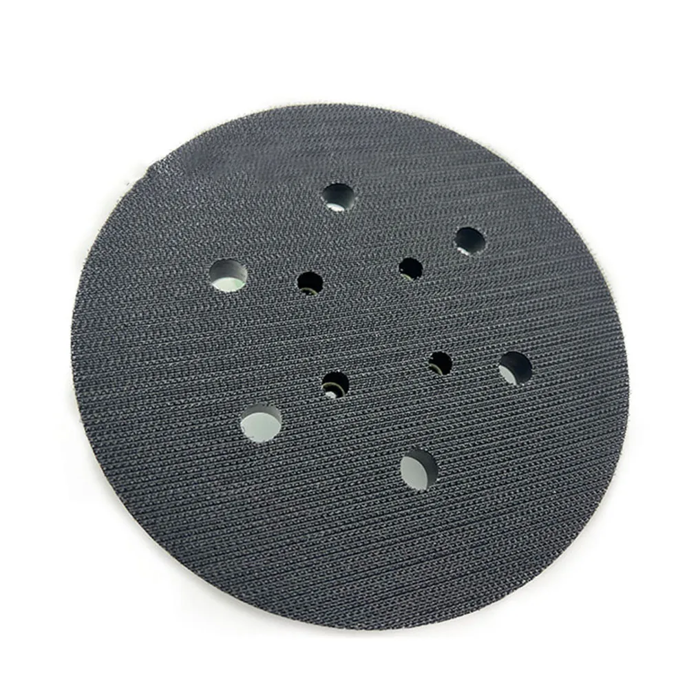 Imagem -04 - Disco de Lixamento Backing Pad para Lixadeira Orbital Elétrica Gancho e Laço Furos 150 mm Furos