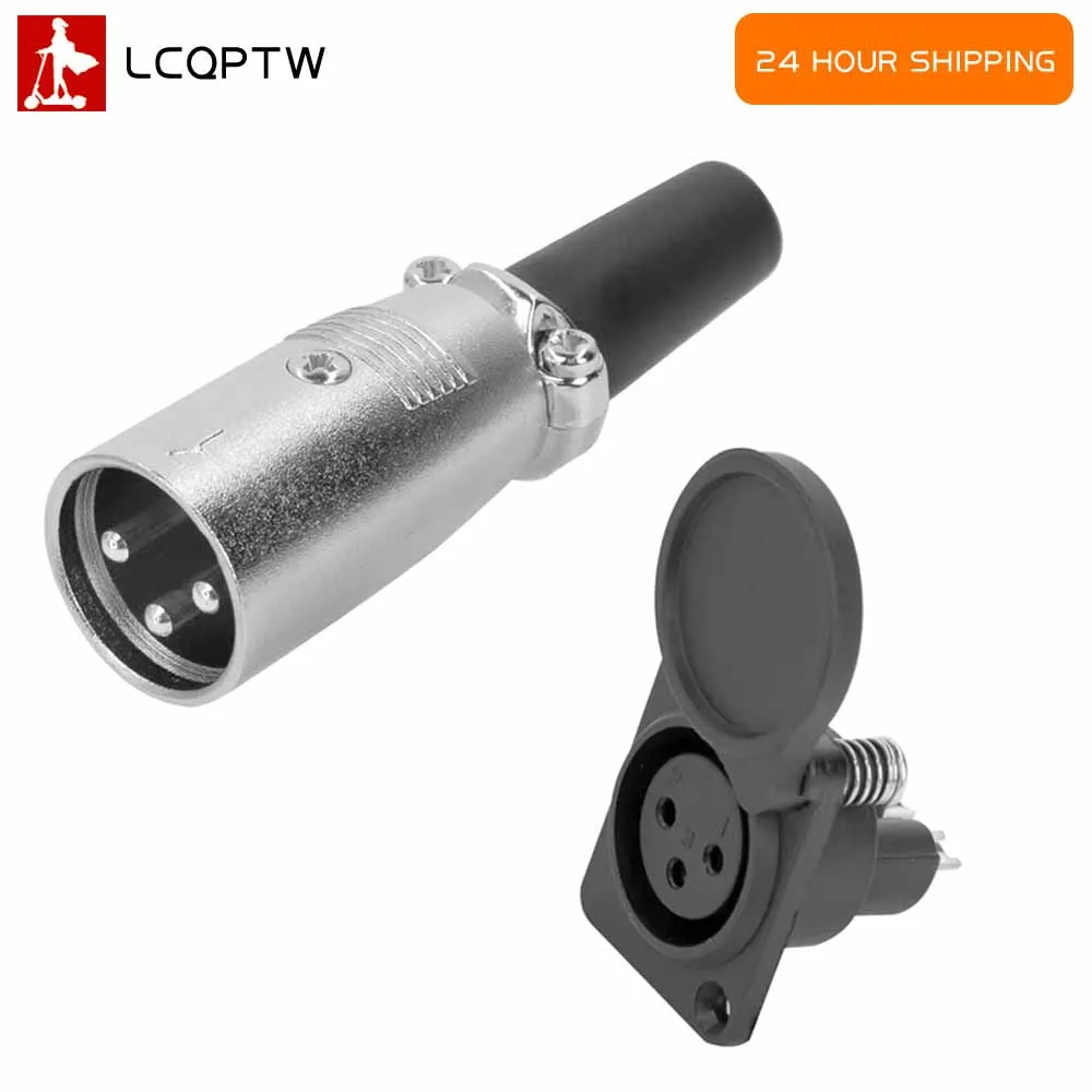 

Battery Charging Port Plug 3 Pin Adapter Port With Protective Cover for Electric Scooter Electric Wheelchair For Innuovo/wisking