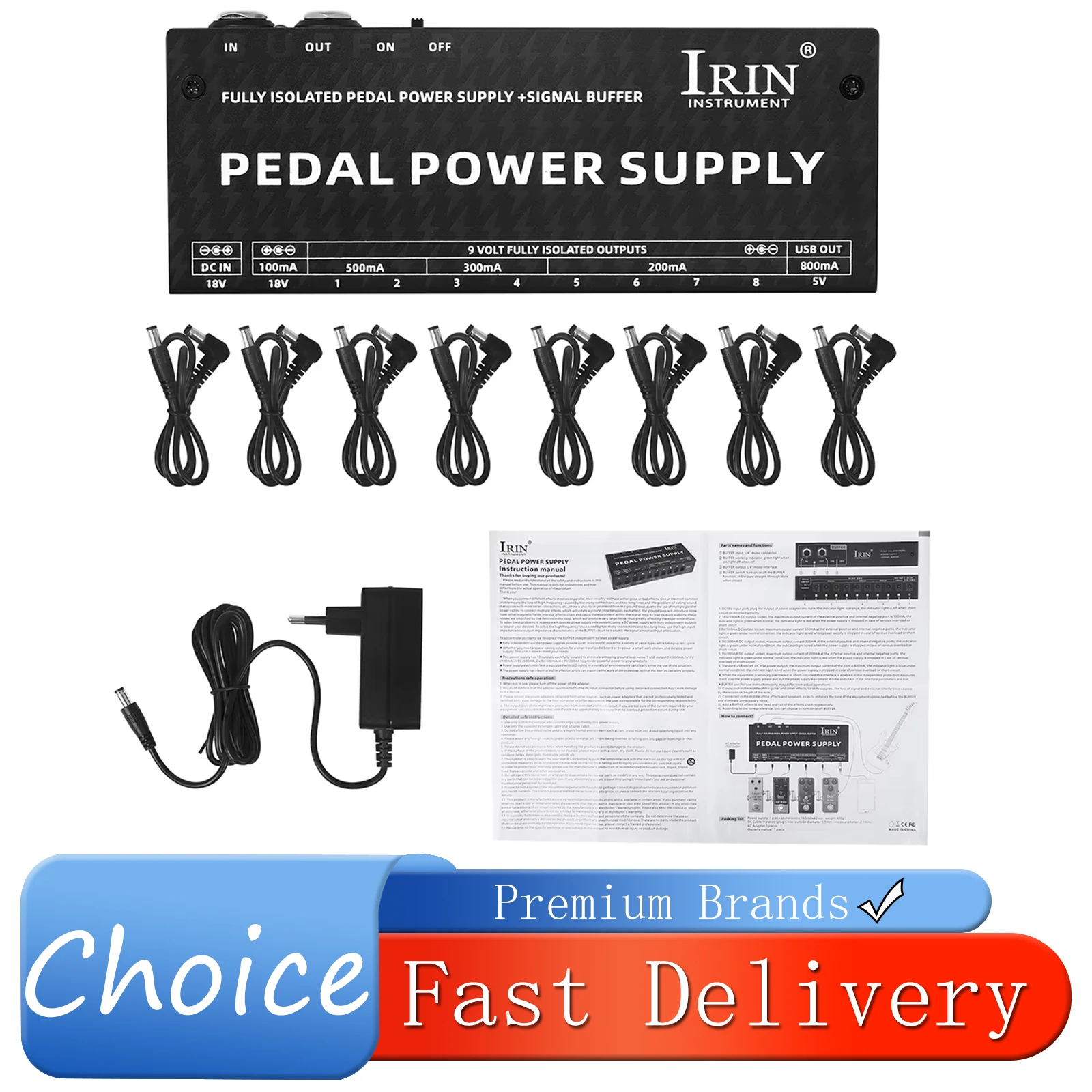 Irin Pedal Power Su…