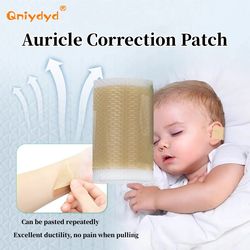 1 Roll Baby Ear Corrector Infant Protruding Ears Correction 4 X 50cm Silicone Kids Ear Aesthetic Correctors Patch Sticker