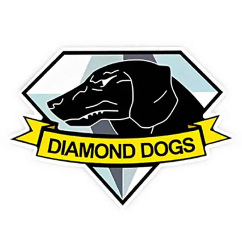 Diamond Dogs Military Tactical Sticker Retro Gaming Decals Waterproof Matte Pegatinas For Laptop Phone Case Car Truck Toolbox