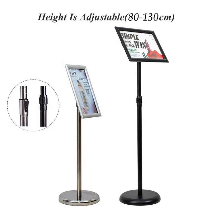 water filled pole base advertising standee board signage advertising stand board