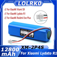Replacement For XiaoMi Lydsto R1 Roidmi Eve Plus Viomi S9 Robot Vacuum Cleaner Battery Pack Capacity 12800mAh Accessori