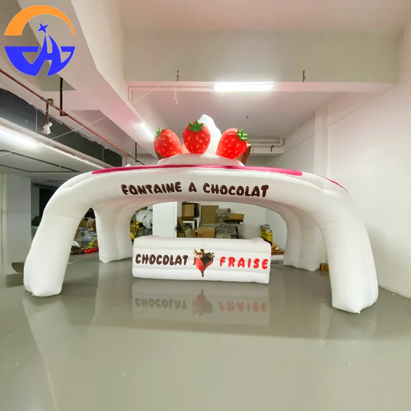 

Надувная мультяшная крупномасштабная реалистичная уличная клубничная арка - рекламный реквизит для фестивальных мероприятий из фруктов и гурманов