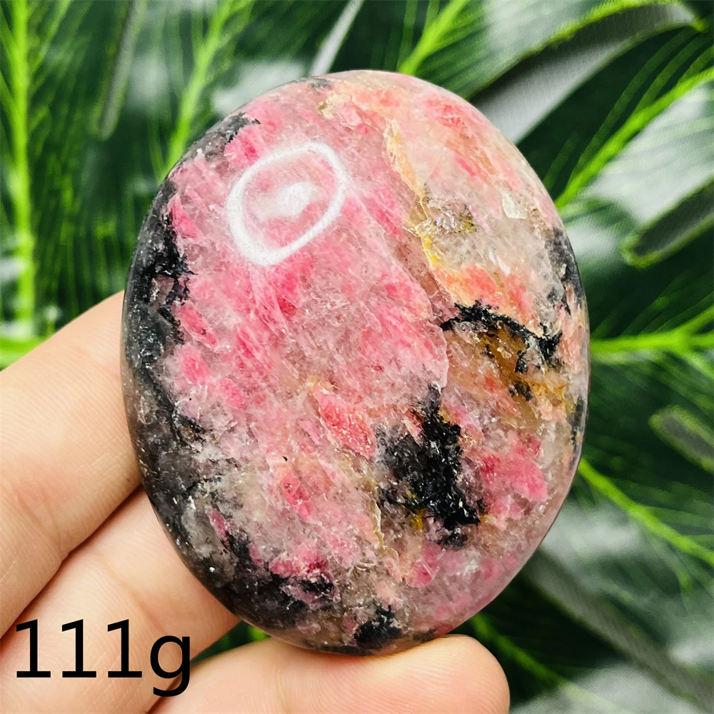 Natural Gemstone Pink Black Tourmaline Crystal Palmstone Meteor Shower Home Room Decoration Witchcraft altar Yoga Stone Healing