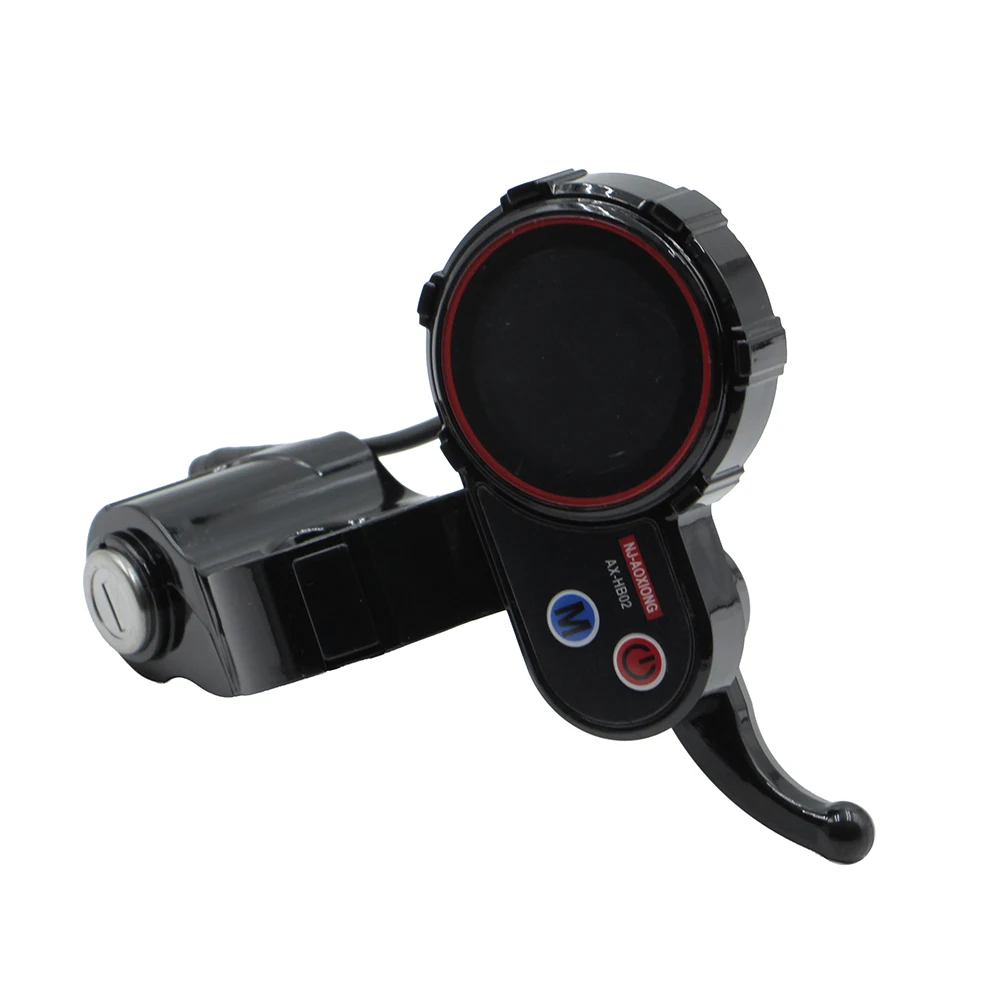 48V 6 Pin Dashboard Throttle LED Display Suitable for Zero 8 9 10 8X 10X 11X Electric Scooter Display Meter with Key