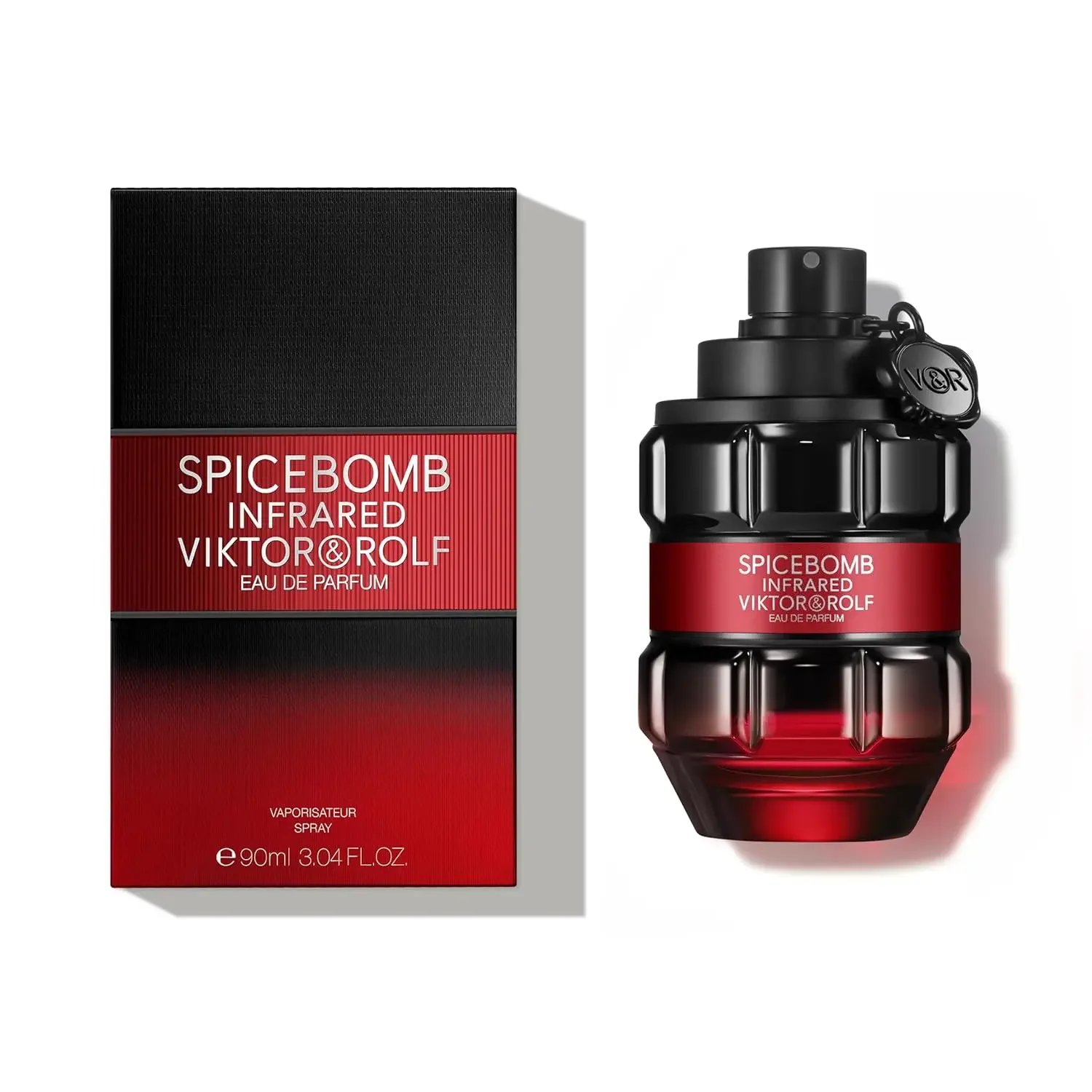 Viktor&Rolf Spicebomb Extreme EDP 100ML, woody épicé intenso avec ambre et vanille, coffret cadeau de Cologne de luxe