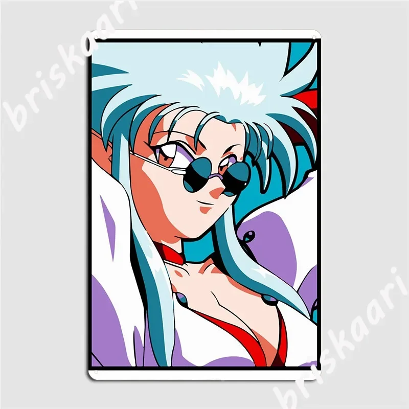 Ryoko Tenchi Muyo Metal Plaque Poster Cinema Living Room Wall Plaques Custom Tin Sign Poster